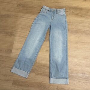 Hollister High Rise Baggy Distressed Jeans